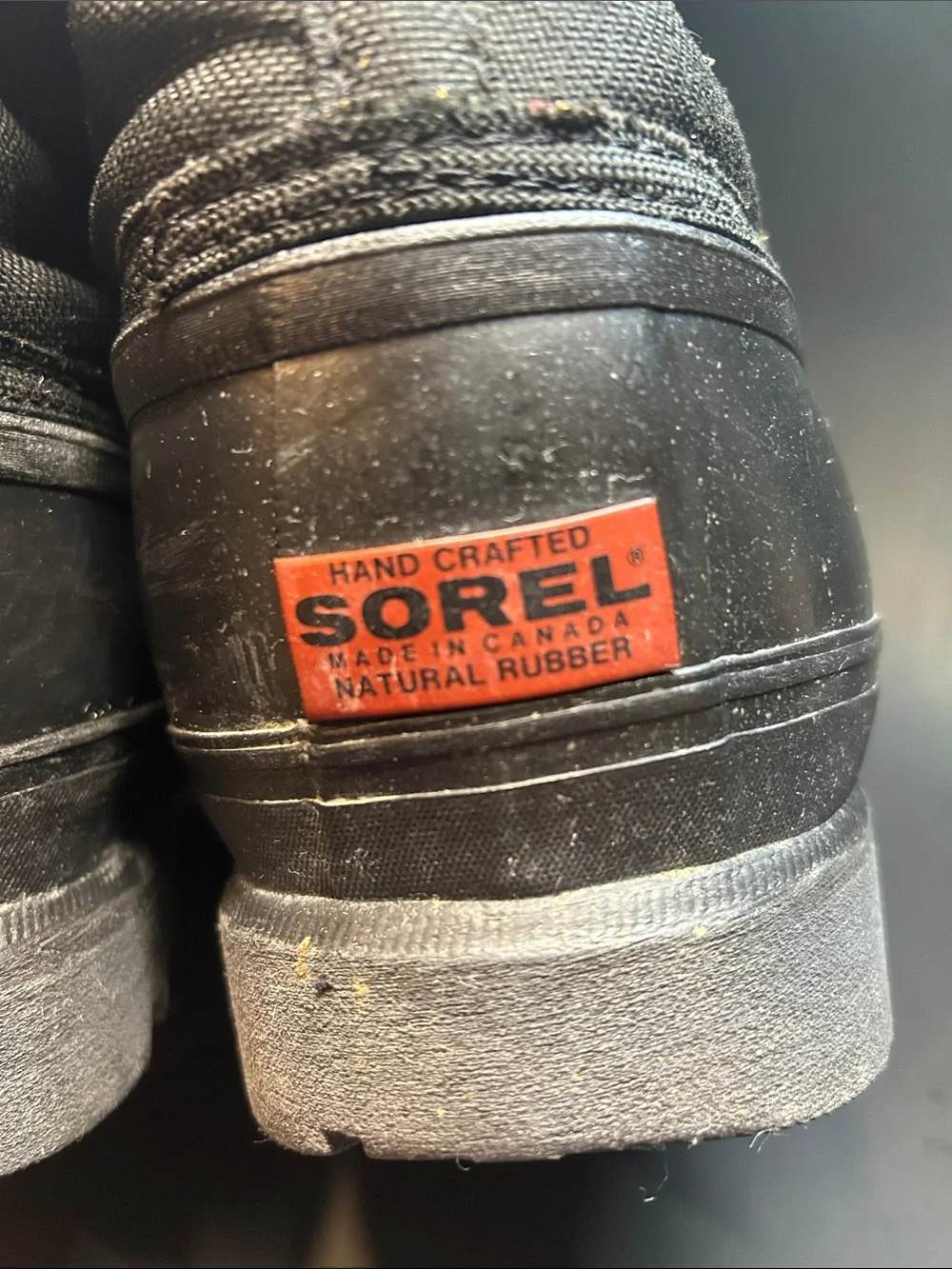 Sorel Black Insulated Snow Boots with Lace Hardware